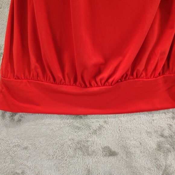 Speechless Womens Red Pleated Heart Strapless Sleeveless Mini Y2K Dress Size M - Picture 9 of 12